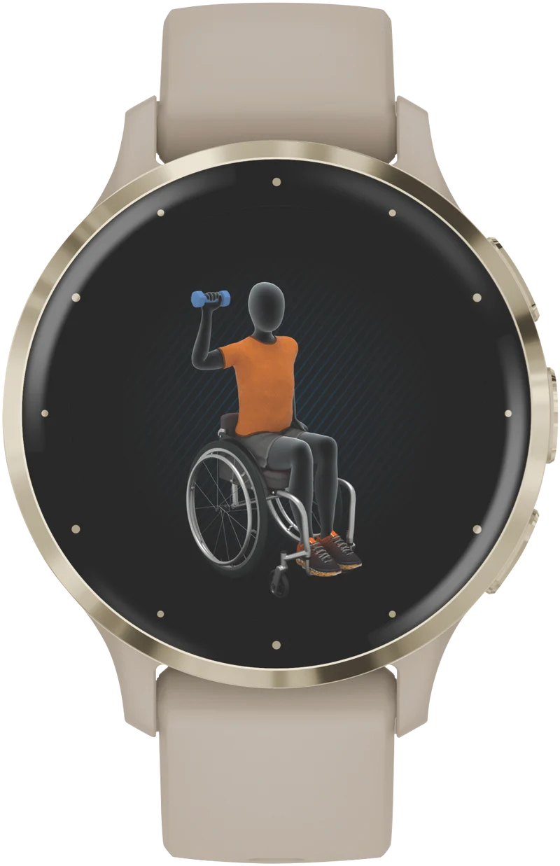 Garmin Venu 3S - French Gray/Soft Gold