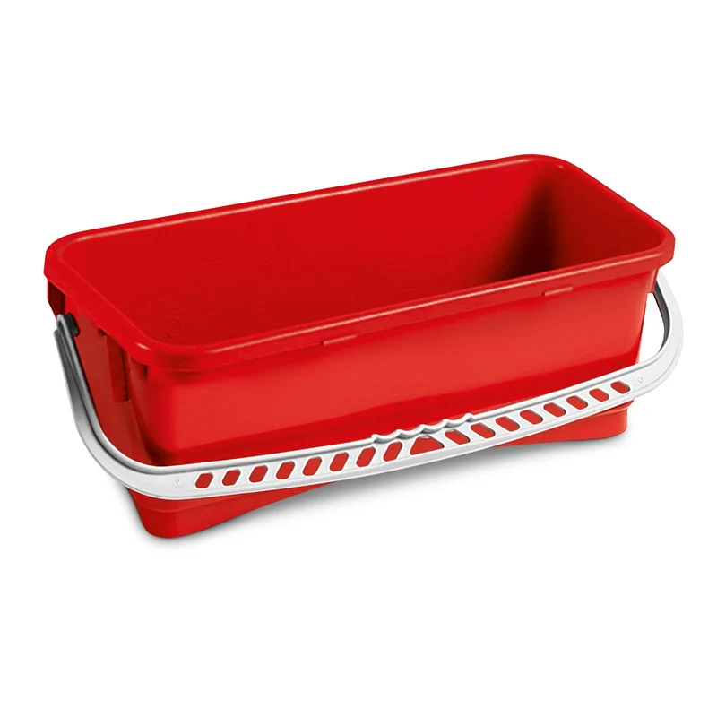 Rechteckiger Reinigungseimer 10L – Rot