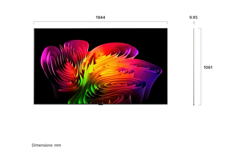 LG 83" OLED EVO AI W6 Wallpaper 4K Smart TV 2026