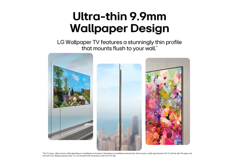 LG 83" OLED EVO AI W6 Wallpaper 4K Smart TV 2026