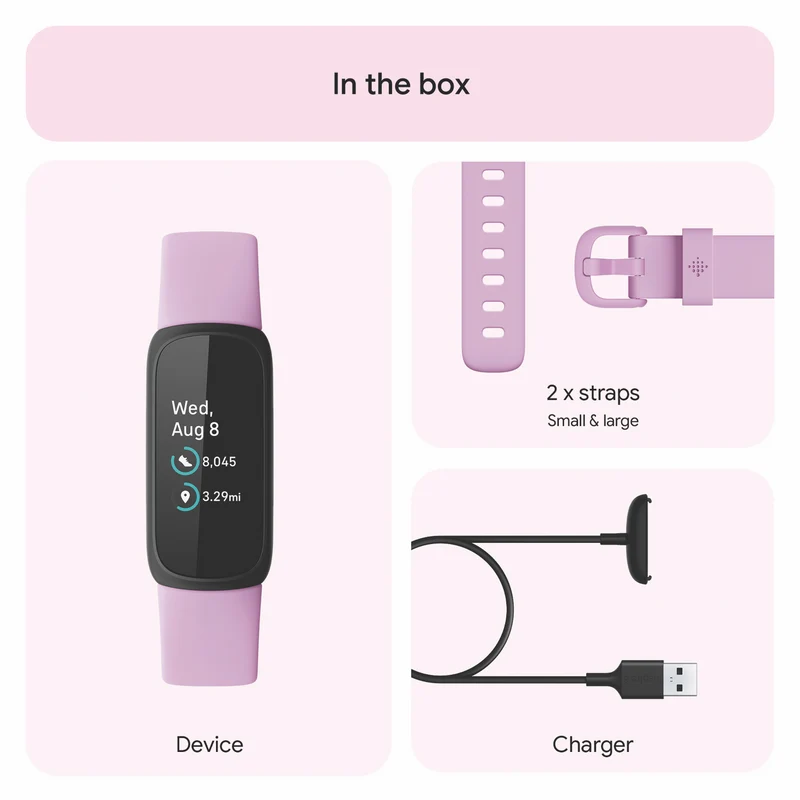 Fitbit Inspire 3 Lilac Bliss/Black