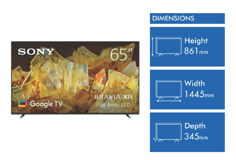 Sony 65" X90L 4K BRAVIA XR Full Array LED Google TV 23