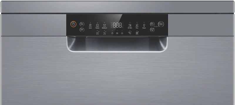 Haier 500 Series Freestanding Dishwasher, Satina