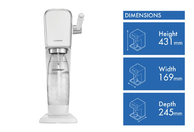 Sodastream Art White Sparkling Water Maker