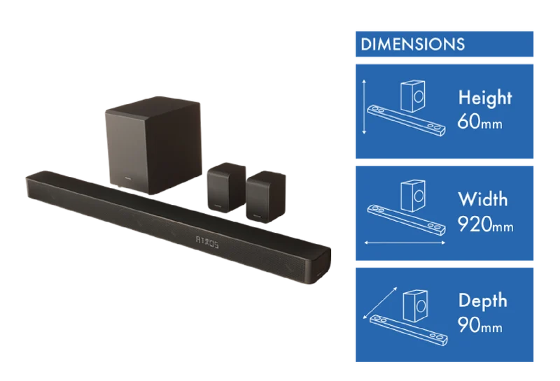 Hisense 5.1 Ch Dolby Atmos 340W Soundbar
