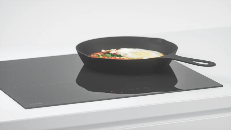 Haier 60cm Electric Cooktop Black
