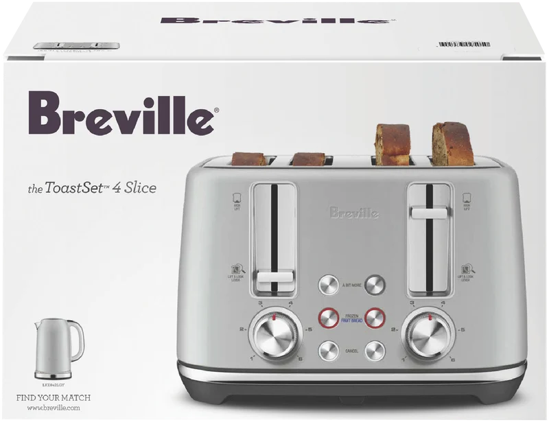Breville the ToastSet 4 Slice - Light Grey