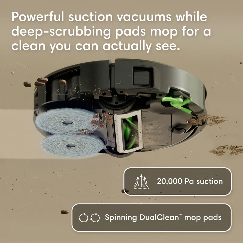 iRobot Roomba Plus 415 Combo Robot Vacuum & Mop + AutoWash Dock