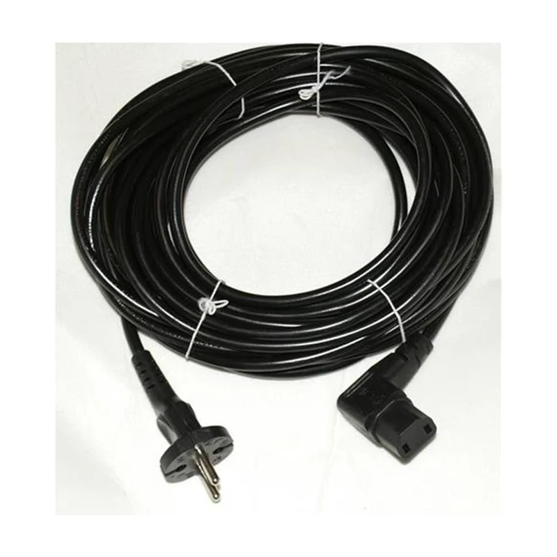 Stromkabel Netzkabel 10 m schwarz