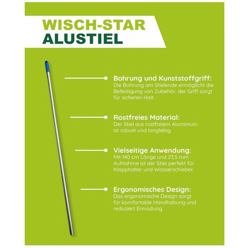 Wisch-Star Alustiel Moppstiel 140 cm