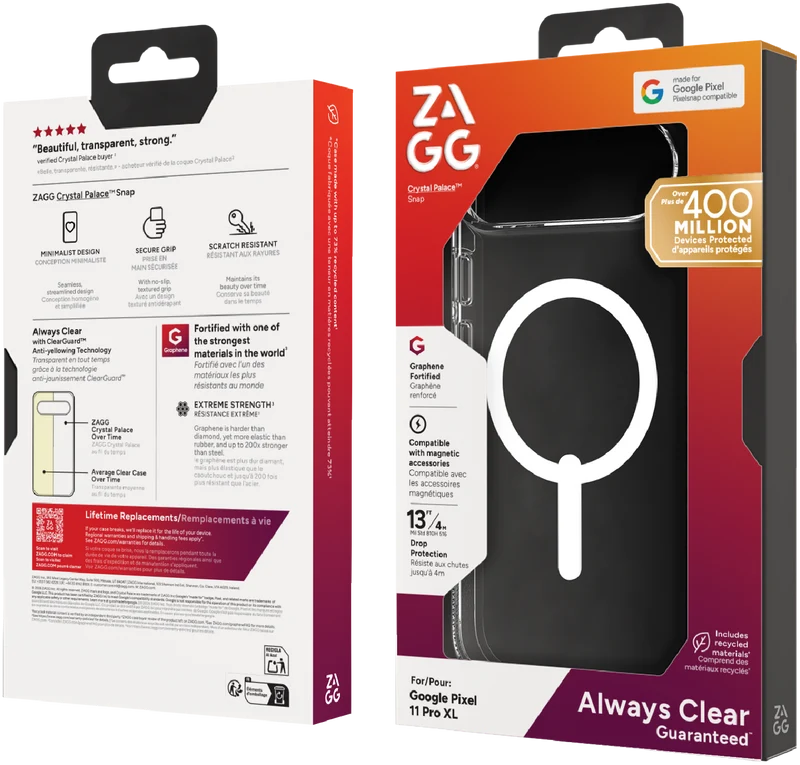 ZAGG Crystal Palace Snap case for Pixel 11 Pro XL