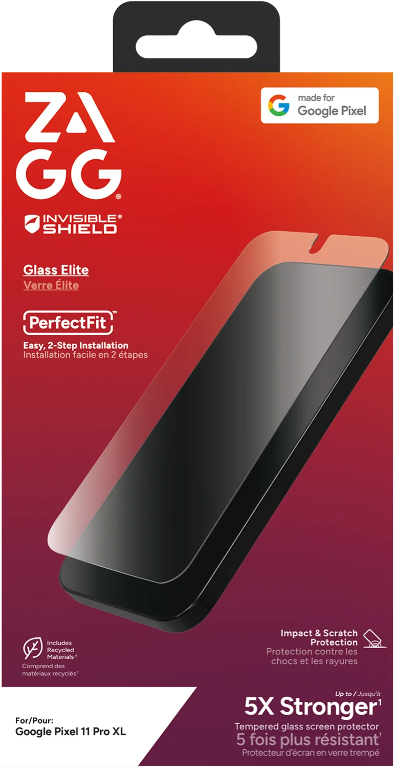 ZAGG InvisibleShield Glass Elite Screen Protector for Pixel 11 Pro XL