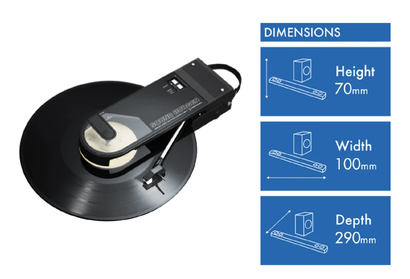Audio Technica Sound Burger Portable Bluetooth Turntable