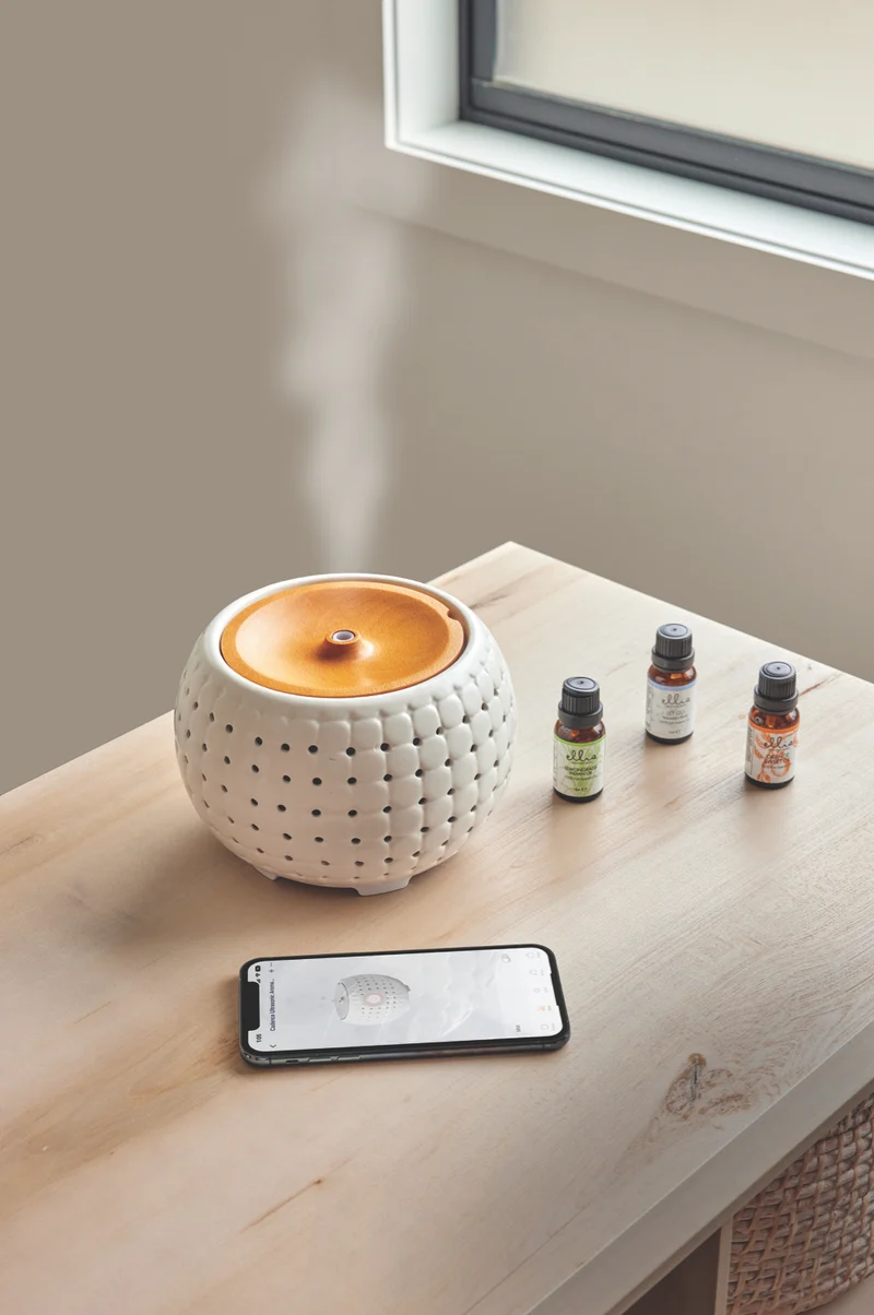 Ellia Cadence Ultrasonic WiFi Diffuser White