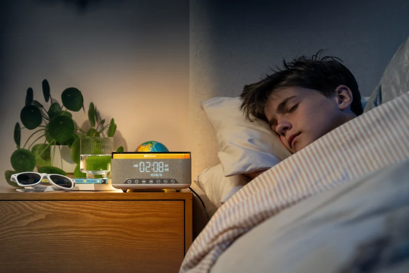 Pixbee 5-in-1 Alarm Clock with Charging Dock