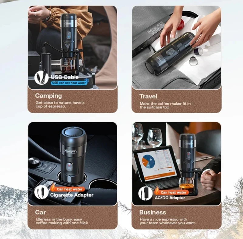Macchina da Caffè Portatile HiBREW Portatile