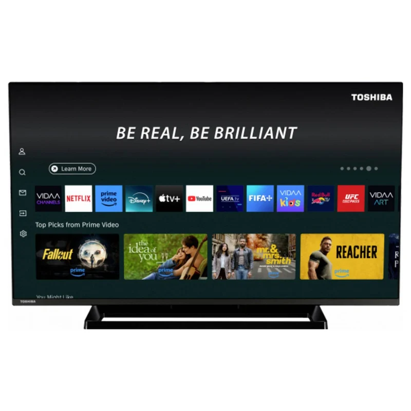 B-Ware Toshiba Fernseher TV Smart Schwarz Sprachsteuerung Remote 24 Zoll 24WV3E6
