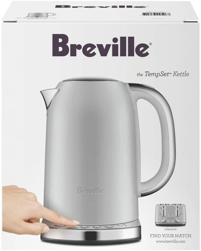 Breville the TempSet Kettle- Light Grey