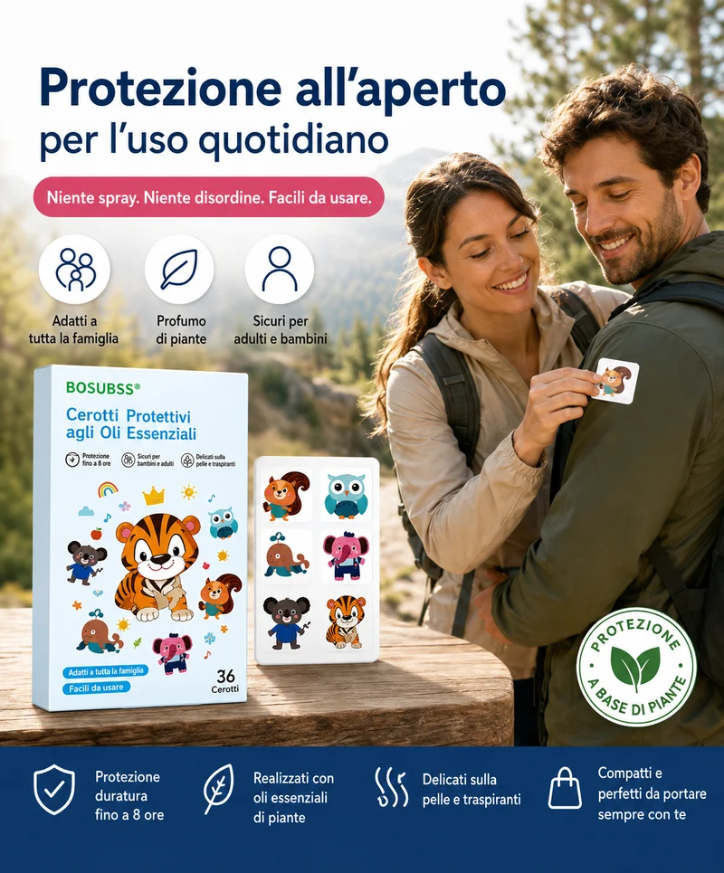 Kit Antizanzare Famiglia - Braccialetti, Dispositivi Elettrici e Cerotti per Bambini