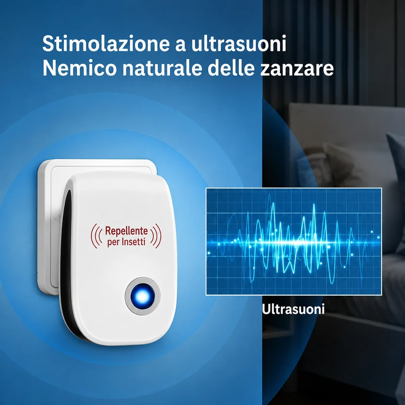 Kit Antizanzare Famiglia - Braccialetti, Dispositivi Elettrici e Cerotti per Bambini