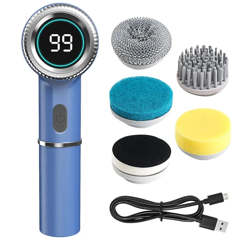 Spazzola Rotante elettrica per pulizia casa 5 in 1