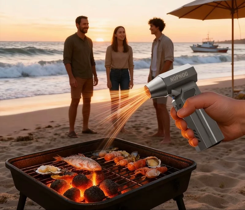 Soffiatore ad aria Turbo Jet Professionale senza fili portatile nopnog usb