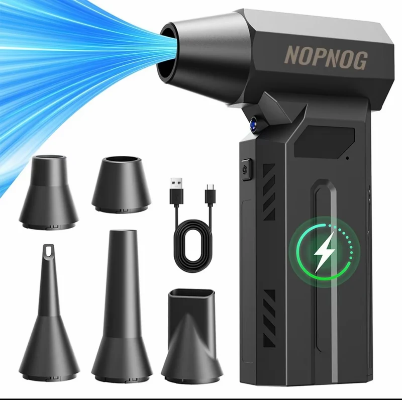 Soffiatore ad aria Turbo Jet Professionale senza fili portatile nopnog usb