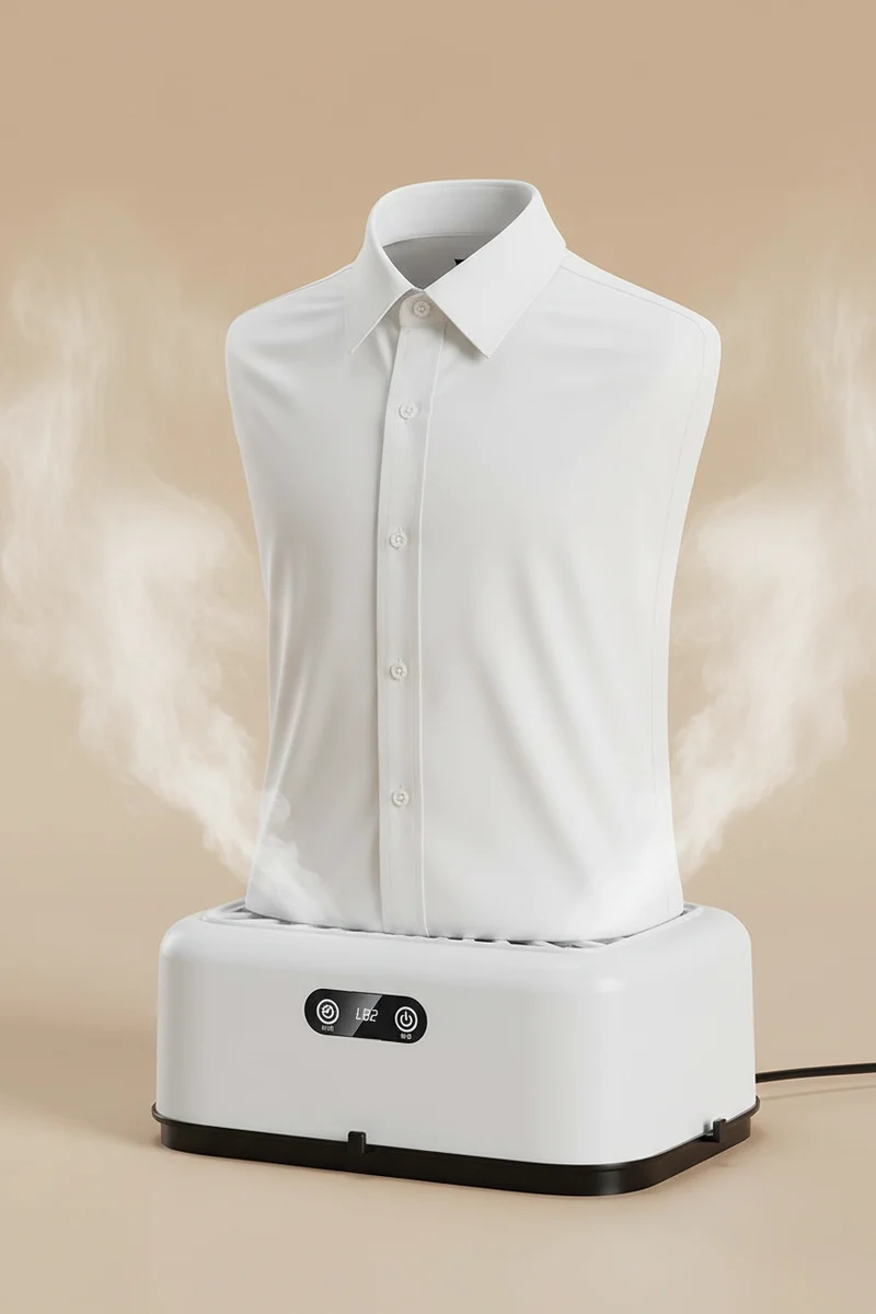 Ferro da Stiro Gonfiabile Automatico Intelligente Portatile - Asciugatura Rapida 360° Sterilizzazione UV