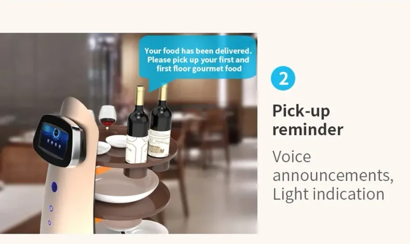 Robot Cameriere Food Delivery