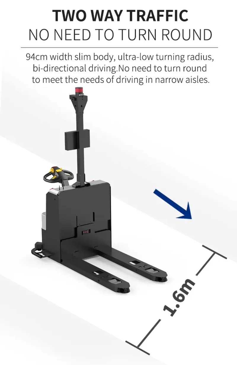 Carrello Elevatore Robot Autonomo con AI per Azienda, Negozio e Industrie