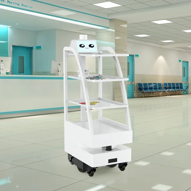 Robot Cameriere Food Delivery Autonomo con AI, Controllo App e WiFi