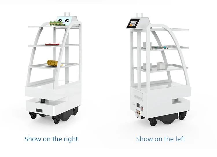 Robot Cameriere Food Delivery Autonomo con AI, Controllo App e WiFi