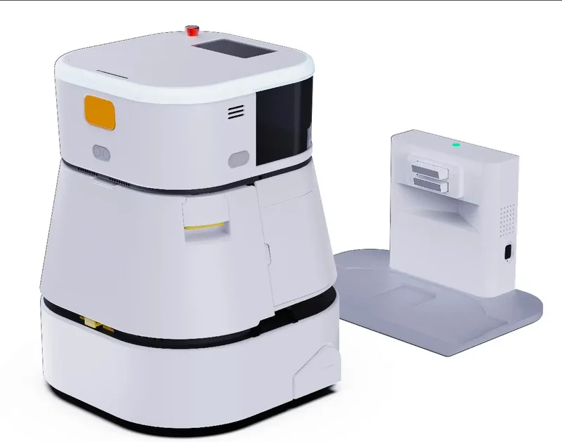 Robot Aspirapolvere Lavapavimenti iTR C2 per Uso Commerciale: Navigazione SLAM, Ricarica Automatica, Controllo App