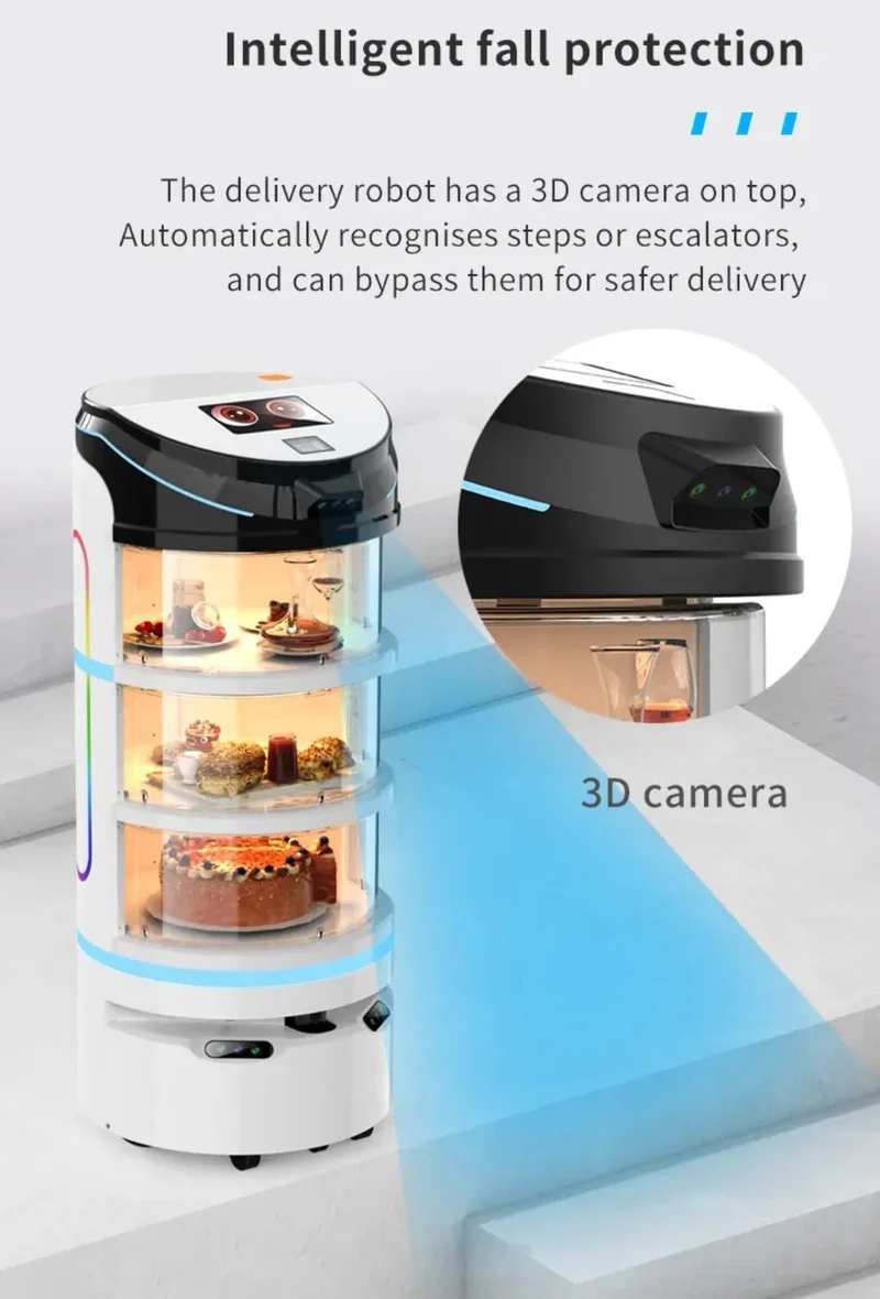 Robot Cameriere R1D1: La Soluzione Avanzata per Ristoranti e Hotel