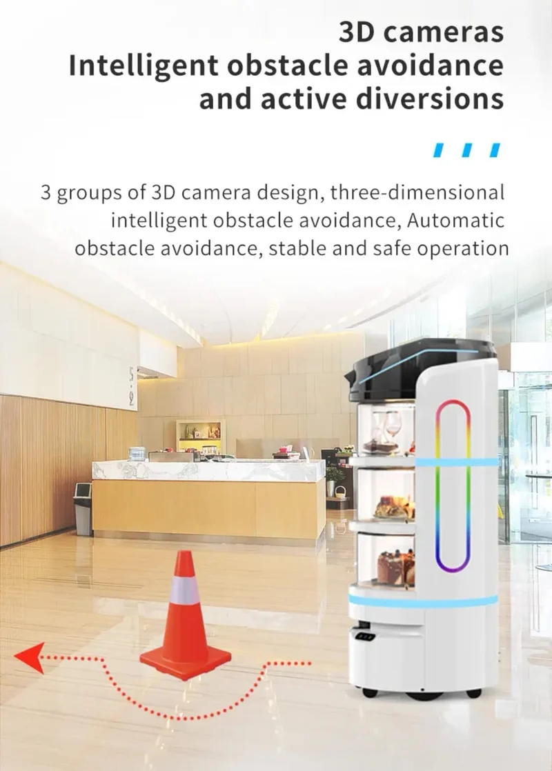 Robot Cameriere R1D1: La Soluzione Avanzata per Ristoranti e Hotel