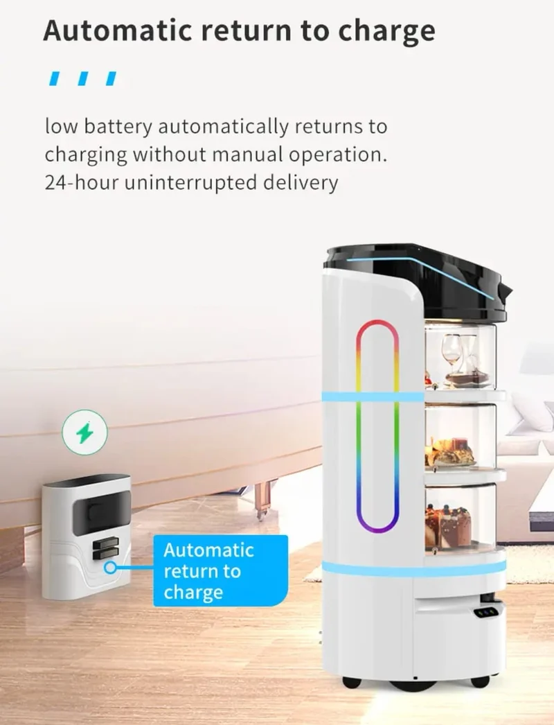 Robot Cameriere R1D1: La Soluzione Avanzata per Ristoranti e Hotel