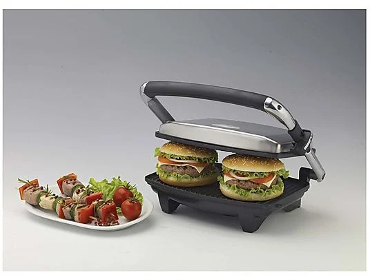 Ariete Piastra Toast e Grill 1000W - Tostapane Elettrico Multifunzione