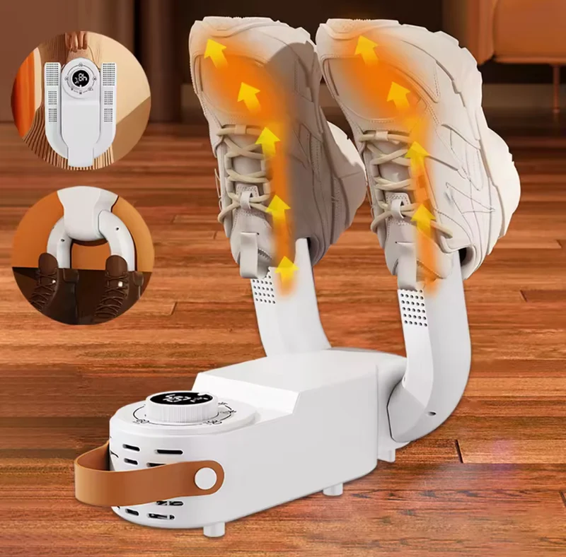 Asciuga Scarpe Elettrico Intelligente con Timer 150W - Deodorante Sterilizzazione Riscaldamento