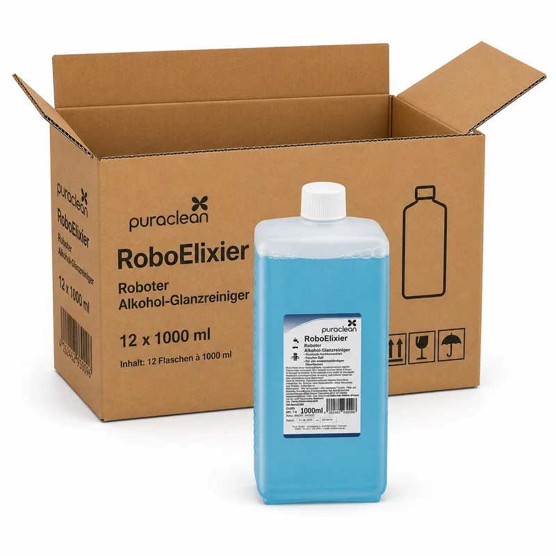 puraclean RoboElixier Alkohol-Glanzreiniger – Karton