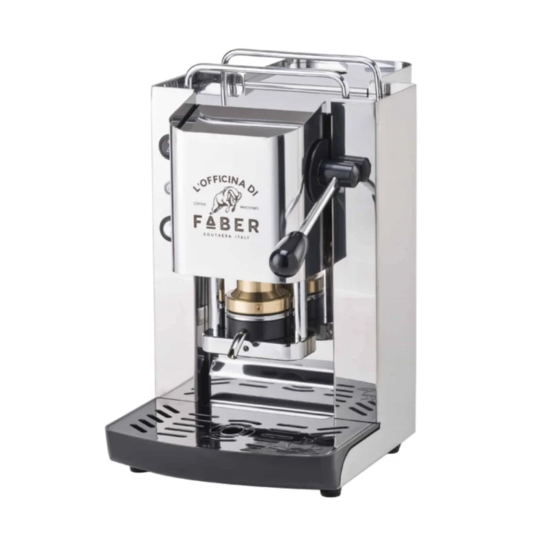 FABER PRO Total Inox Basic – Macchina caffè a cialde, telaio acciaio AISI 410