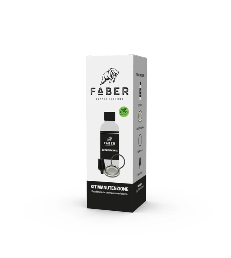 Faber Kit Manutenzione (Decalcificante 250 ml + Guarnizione + Filtro Doccia + Filtro Acqua)