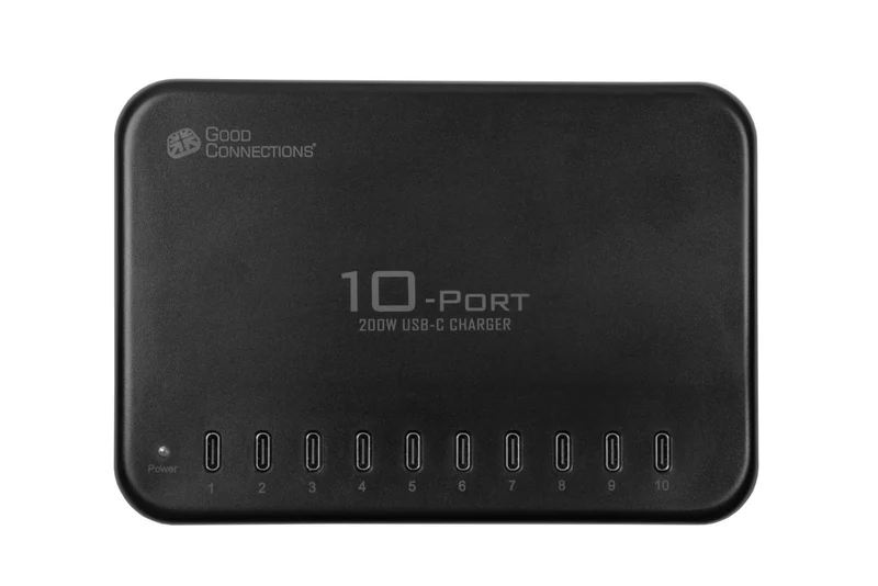 B-Ware Good Connections USB Ladegerät Ladestation Netzteil Schnellladestation schwarz