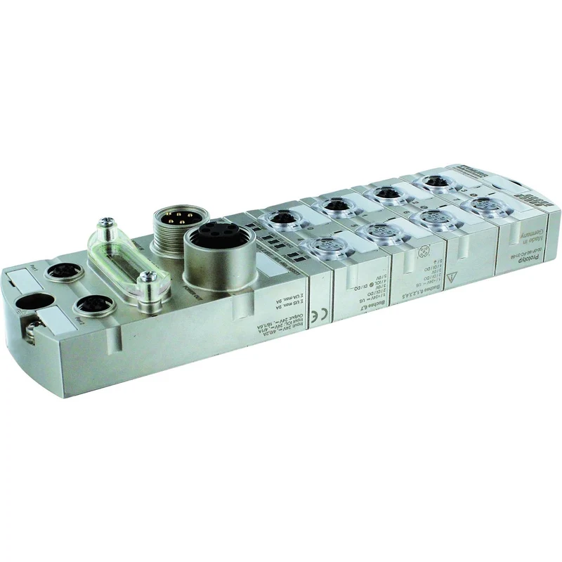 B-Ware Murrelektronik MVK Sensor Aktorbox Verteilerbox 5pin MPNIO DIO12 IOL4 IRT
