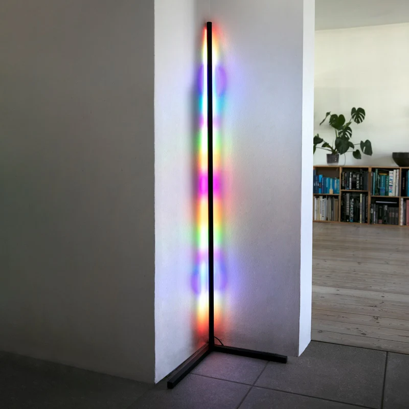 B-Ware Lite Bulb Moments Stehleuchte Stehlampe LED RGB schwarz WLAN App Alexa 140 cm