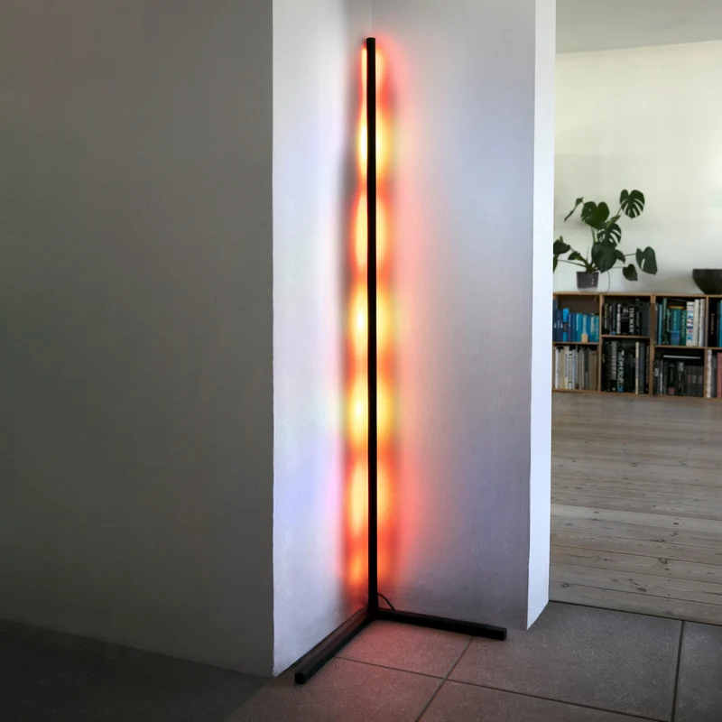 B-Ware Lite Bulb Moments Stehleuchte Stehlampe LED RGB schwarz WLAN App Alexa 140 cm