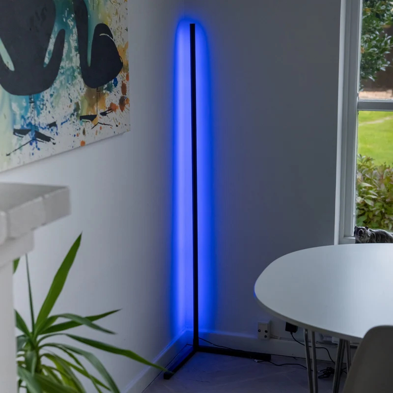 B-Ware Lite Bulb Moments Stehleuchte Stehlampe LED RGB schwarz WLAN App Alexa 140 cm