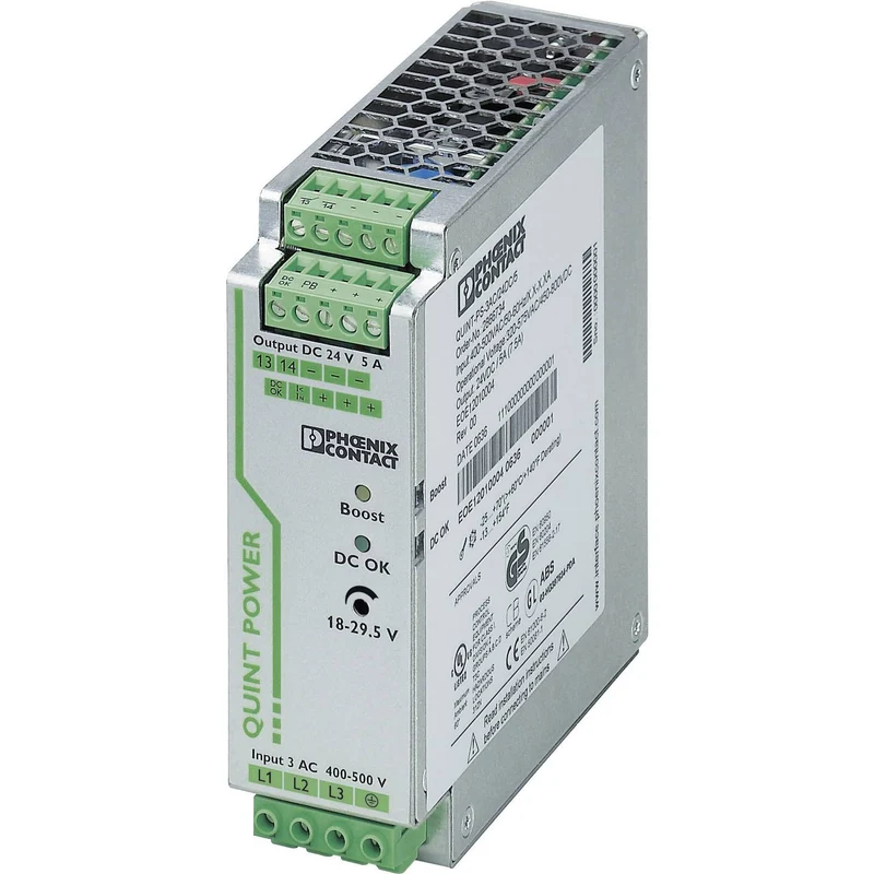 B-Ware Phoenix Contact Netzteil Stromversorgung Hutschienen QUINT POWER 24V 5A 120W