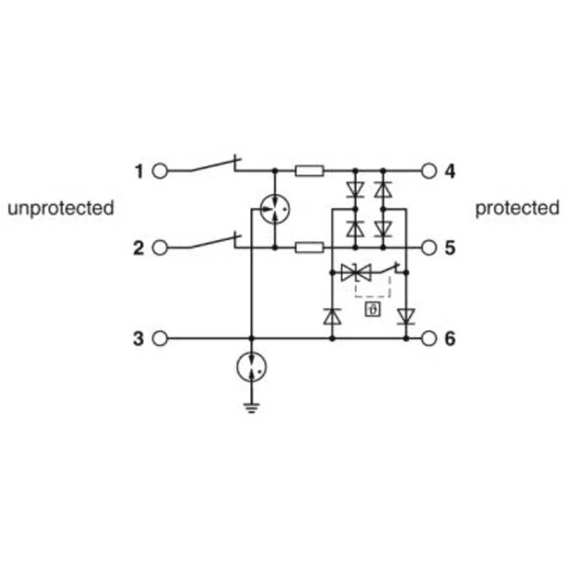 B-Ware Phoenix Contact Überspannungsschutz Ableiter TTC-6-3-HF-F-M-24DC-UT-I 1 Stück