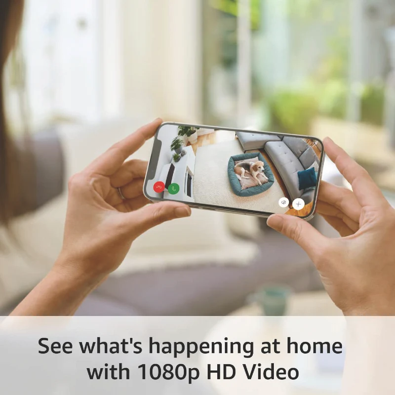 Ring Indoor Camera - Plug-In Security Camera - White