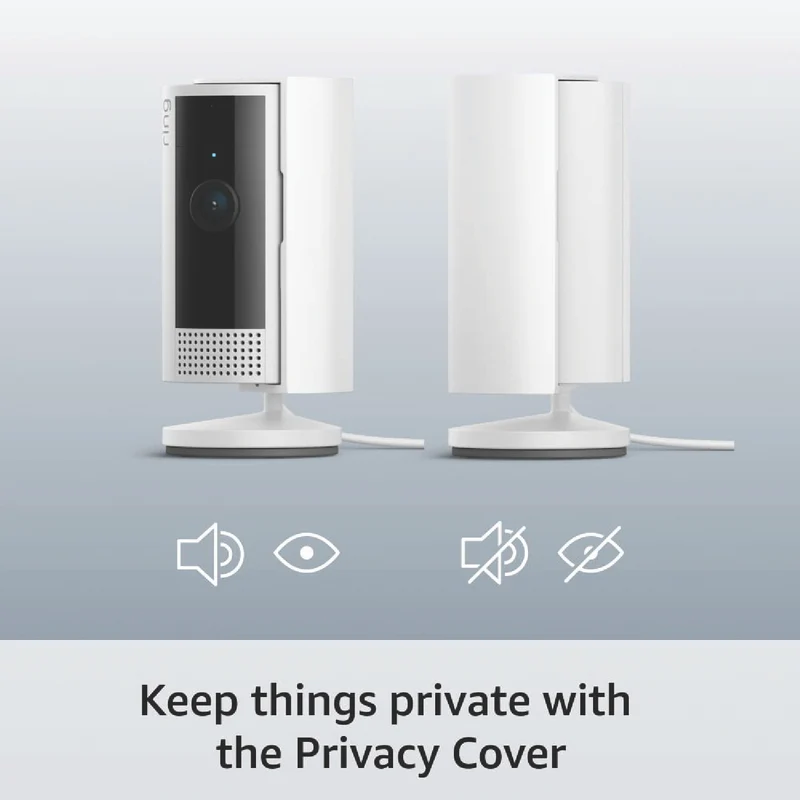 Ring Indoor Camera - Plug-In Security Camera - White